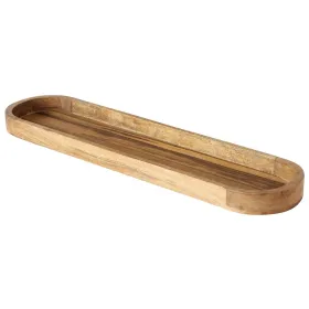 Boltze Tablett Tikko, oval, natur - 72 x 18 x 4 cm