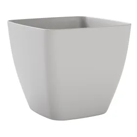 tera® Pflanzgefäße CEYLON Cloud hellgrau quadratisch 30 cm - Kunststoff