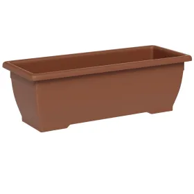 tera® Pflanzgefäße NARA Clay braun rechteckig 30 x 20 cm - Kunststoff