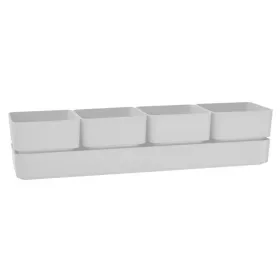 tera® Pflanzgefäße SIERRA Snow weiß 48 cm - Kunststoff