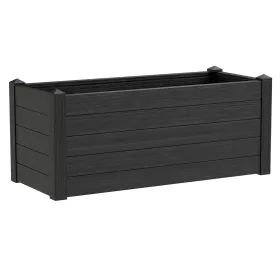 tera® Pflanzkasten TRAMA 002 Ash anthrazit rechteckig 100 x 42 cm - Kunststoff