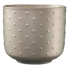 Übertopf Baku greige metallic 13 cm