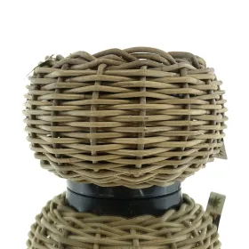 VAN DER LEEDEN DRYPOT® Rattan Tina Pflanzkübel Grau Ø 29 cm - Sylter Körbe VAN DER LEEDEN DRYPOT® Rattan Tina Pflanzkübel Grau Ø 29 cm - Sylter Körbe
