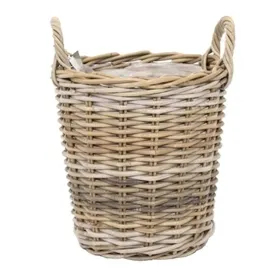 VAN DER LEEDEN Rattan Korb rund Ø 30 cm