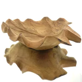 VAN DER LEEDEN Schale Baumwurzel Natur 60 cm