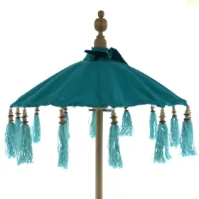 VAN DER LEEDEN Tisch-Sonnenschirm Bali Mini Azur Ø 50 cm