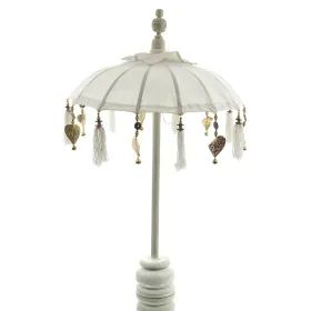 VAN DER LEEDEN Tisch-Sonnenschirm Bali Mini Weiß Ø 50 cm