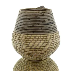VAN DER LEEDEN Topf Stripe/Lombok grau blond Ø 24 Höhe 25 cm