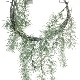 Weihnachtlicher Traumfänger aus Zedernzweigen beschneit Ø ca. 20 cm - Kunststoff