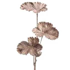 Weihnachtlicher Zweig mit 3 Blättern Roségold metallic 29 cm - Kunstpflanzen Weihnachtlicher Zweig mit 3 Blättern Roségold metallic 29 cm - Kunstpflanzen