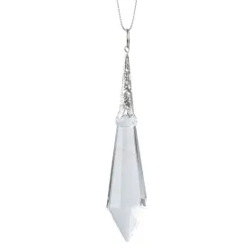 Weihnachtsanhänger Klassische Pendel-/Diamantform transparent - Kunststoff