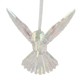 Weihnachtsanhänger Kolibri irisierend transparent- Kunststoff
