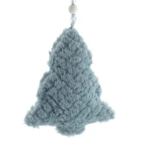 Weihnachtsanhänger Tannenbaum Grau Plüsch 14 cm - Polyester