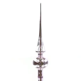 Weihnachtsbaumspitze Lilac Breeze zartlila glänzend Ø 6 cm 26 cm - Glas