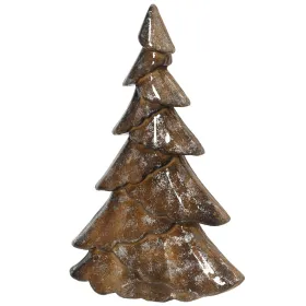 Weihnachtsdeko Baum braun & silberfarben - 70 % MDF Mix