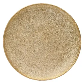 Weihnachtsdeko Dekoteller goldfarben antik Ø 28,5 cm - Eisen