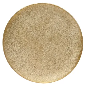 Weihnachtsdeko Dekoteller goldfarben antik Ø 38,5 cm - Eisen