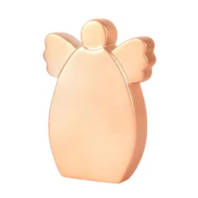 Weihnachtsdeko Engel Sandfarben matt 16 cm - Porzellan