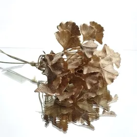 Weihnachtsdeko Gingko Blätter-Bund goldfarben 30 cm - Kunststoff