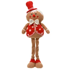 Weihnachtsdeko Lebkuchen-Männchen - Polyester & Metall