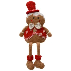 Weihnachtsdeko Kantenhocker Lebkuchen-Männchen - Polyester