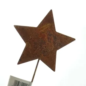 Weihnachtsdeko Rostiger Stern-Stecker 10 cm - Metall Weihnachtsdeko Rostiger Stern-Stecker 10 cm - Metall