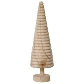 Weihnachtsdeko Tanne Natur 23 Ebenen Ø 7 cm Höhe 22 cm - Pinienholz