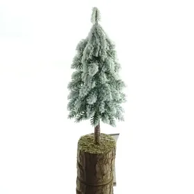 Weihnachtsdeko Tannenbäumchen Grün beschneit 26 cm auf Holzfuß Weihnachtsdeko Tannenbäumchen Grün beschneit 26 cm auf Holzfuß