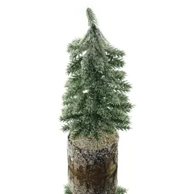Weihnachtsdeko Tannenbäumchen Grün gefrostet 19 cm auf Holzfuß Weihnachtsdeko Tannenbäumchen Grün gefrostet 19 cm auf Holzfuß