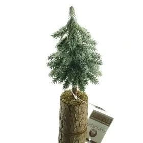 Weihnachtsdeko Tannenbäumchen Grün gefrostet 21 cm auf Holzfuß Weihnachtsdeko Tannenbäumchen Grün gefrostet 21 cm auf Holzfuß