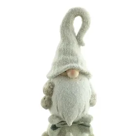 Weihnachtsdeko Wichtel Weiß - Polyresin