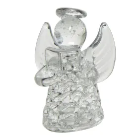 Weihnachtsengel mit Gesangsbuch - Glas