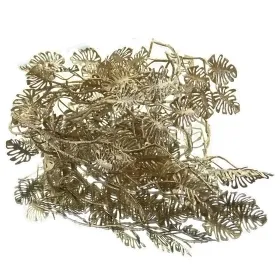 Weihnachtsgirlande Mini-Monstera Goldfarben mit Glitter 118 cm - Kunstpflanze Weihnachtsgirlande Mini-Monstera Goldfarben mit Glitter 118 cm - Kunstpflanze
