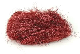 Weihnachtslametta Christmas Red rot gestanzt aus Kunststoff - 20 Gramm