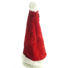 Weihnachtsmütze Rot & Weiß Ø 12 cm - gesteppter Stoff Weihnachtsmütze Rot & Weiß Ø 12 cm - gesteppter Stoff