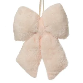 Weihnachtsschleife Creme 30 x 21 x 7 cm - Kunstfell