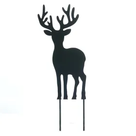Weihnachtsstecker Hirsch Schwarz 24 cm - Metall Weihnachtsstecker Hirsch Schwarz 24 cm - Metall