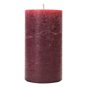 Wenzel Safe Candle Rustic Stumpenkerze Altrot Ø 70 mm, Höhe 110 mm - Wachs