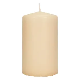 Wenzel Safe Candle® Stumpenkerze Cremefarben Ø 60 mm, Höhe 100 mm - Wachs