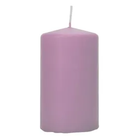 Wenzel Safe Candle® Stumpenkerze Fliederlila Ø 70 mm, Höhe 130 mm - Wachs