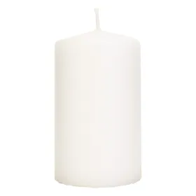 Wenzel Safe Candle® Stumpenkerze Weiß Ø 60 mm, Höhe 120 mm - Wachs