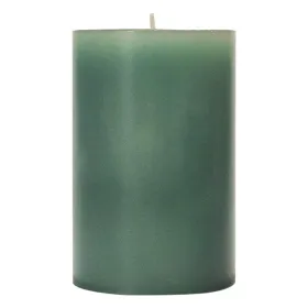 Wenzel Safe Candle Trend Stumpenkerze Smaragdgrün Ø 80 mm, Höhe 80 mm - Wachs