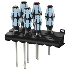 Wera 3334/6 Schraubendrehersatz Edelstahl + Rack Wera 3334/6 Schraubendrehersatz Edelstahl + Rack